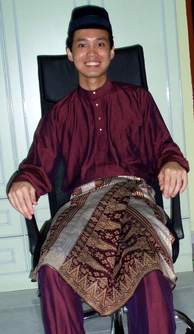Melayu on Melayu  Complete With Songkok  The Headwear  And Samping  The Fabric